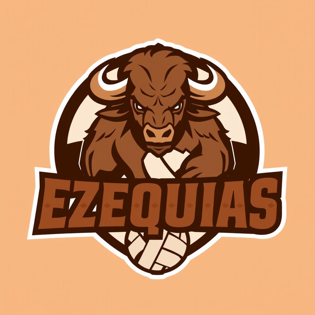 A logo for a volleyball team named 'Ezequías'