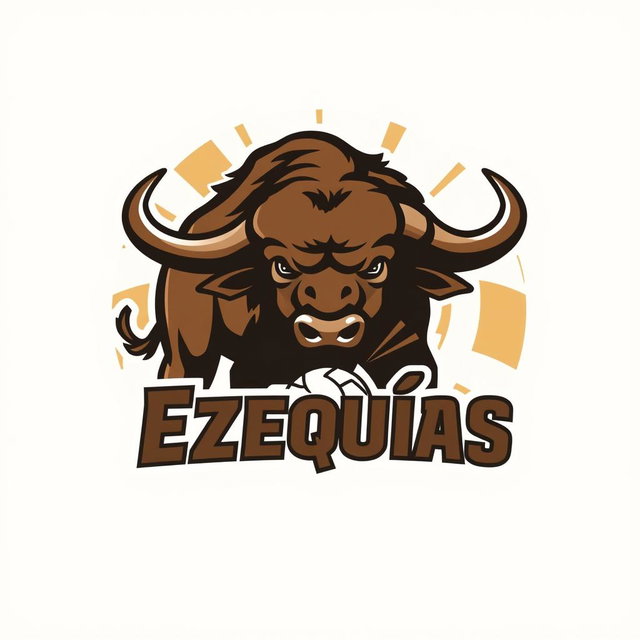 A logo for a volleyball team named 'Ezequías'