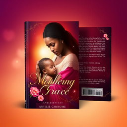 An enchanting book cover for 'Mothering Grace' authored by Anele Chirume