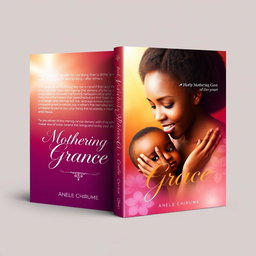 A beautiful book cover for 'Mothering Grace' authored by Anele Chirume