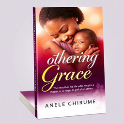 A beautiful book cover for 'Mothering Grace' authored by Anele Chirume