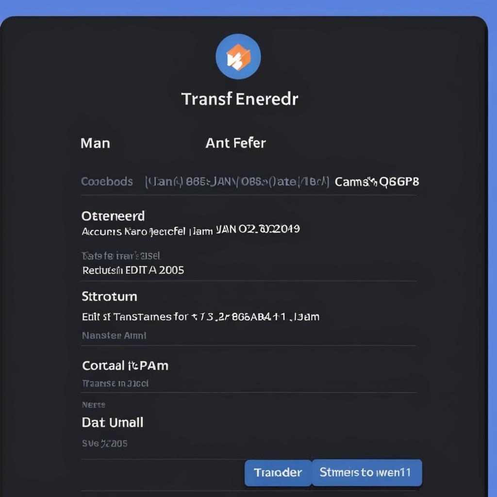 Edit the transfer date to 02 Jan 2025, 11:45:36 am