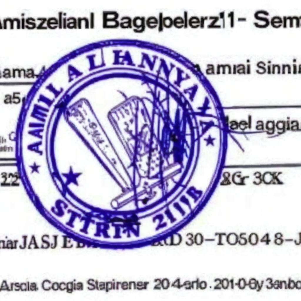 Ambil hanya bagian stempelnya