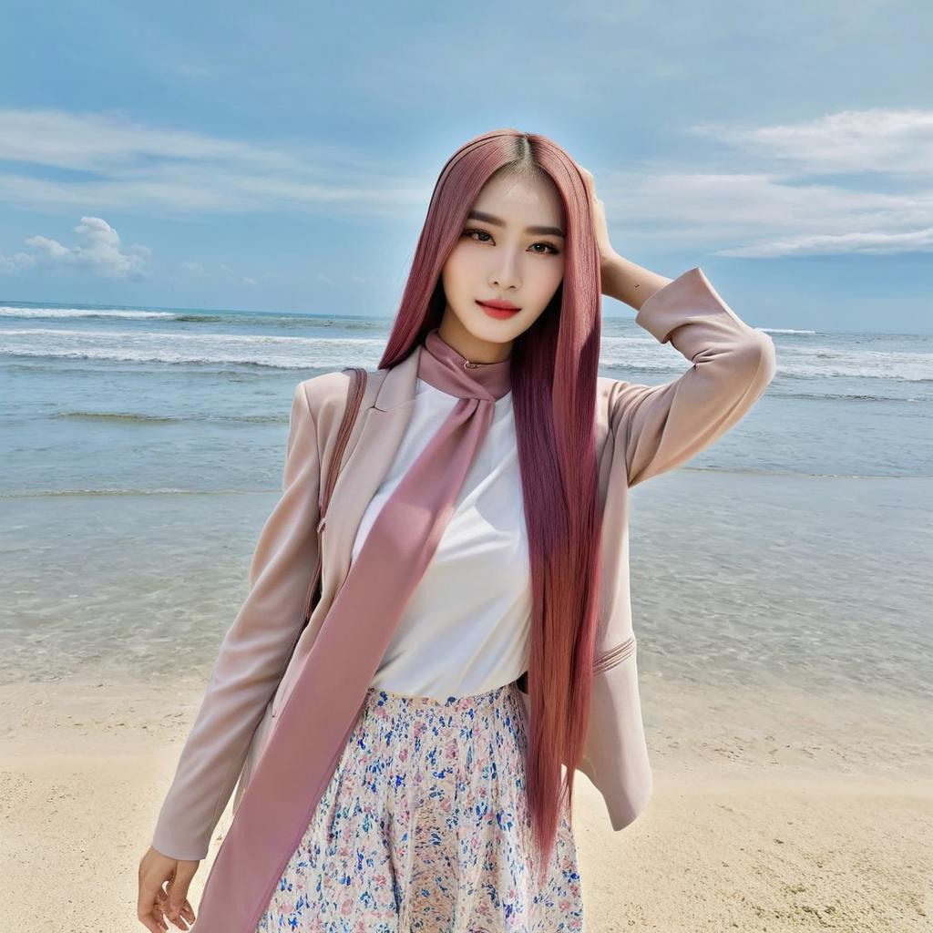 Rambut panjang lurus