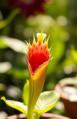 A stunning cover photo featuring a realistic and detailed cut-out of a Venus flytrap flower, showcasing its vibrant green leaves and striking red interior