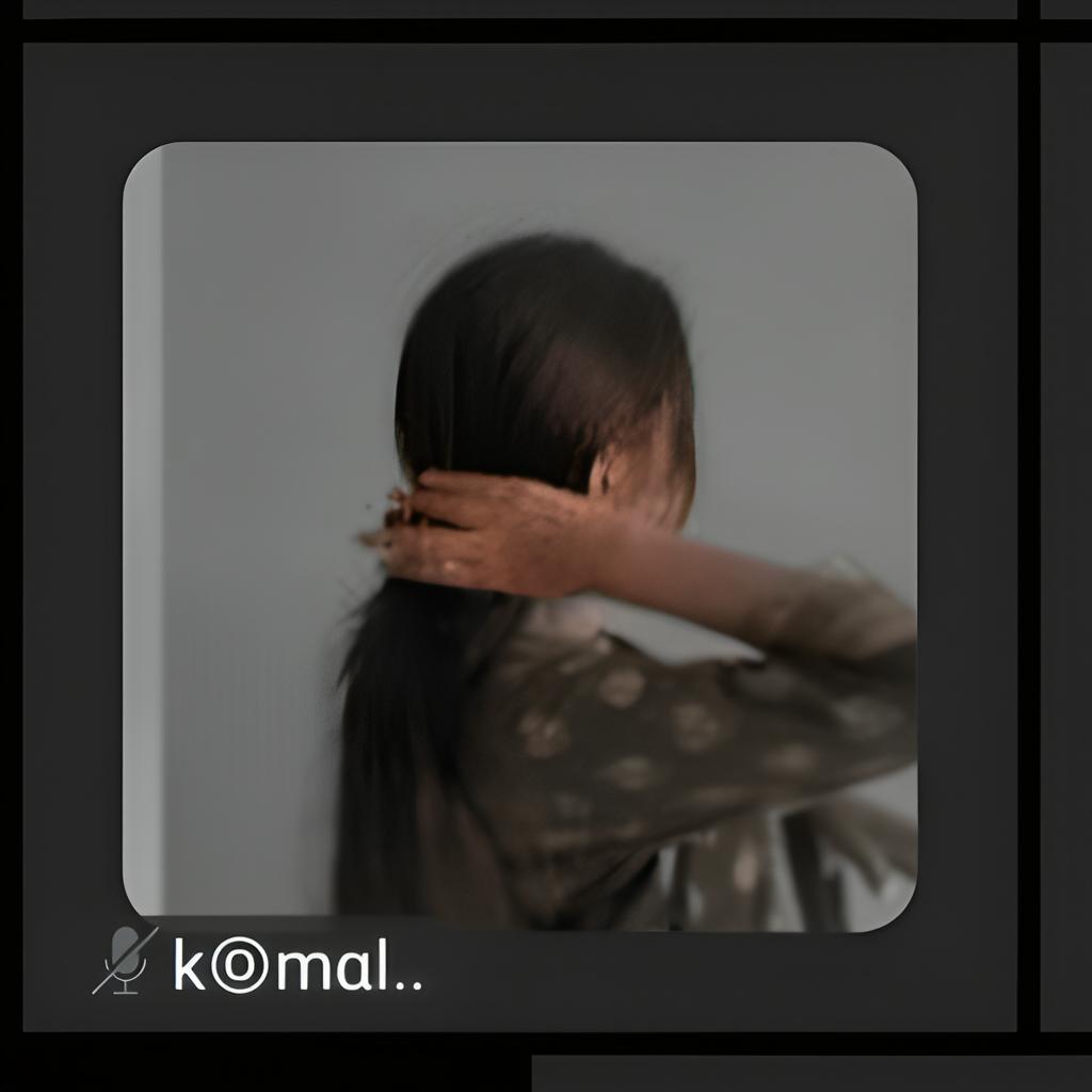 A tasteful depiction of a silhouette of a woman with long dark hair, softly touching her hair as she stands against a blurred light background