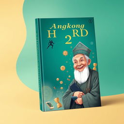 A captivating book cover design for the title 'Angkong H2RD'