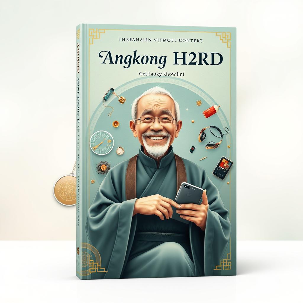 A captivating book cover design for the title 'Angkong H2RD'