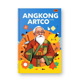 An engaging book cover design for the title 'Angkong Artco H2RD'