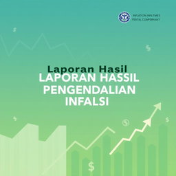 A visually appealing cover page for a report on inflation control