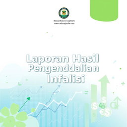 A visually appealing cover page for a report on inflation control