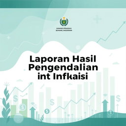 A visually appealing cover page for a report on inflation control