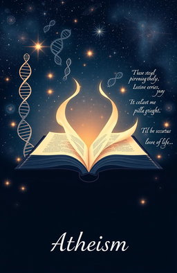 A serene and thought-provoking illustration representing atheism