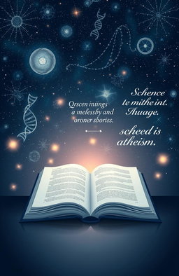 A serene and thought-provoking illustration representing atheism