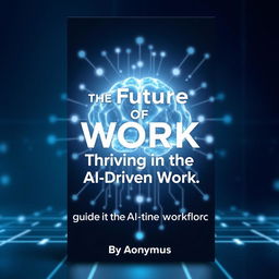 A professional eBook cover for the title 'The Future of Work: Thriving in an AI-Driven World'