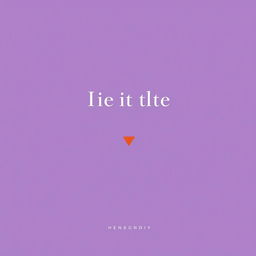 A minimalistic book cover design featuring a solid color background with a subtle texture