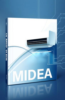 A modern and sleek book cover design that embodies a sense of technology