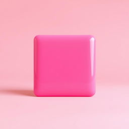 A simple yet attractive pink square, visually captivating and bright