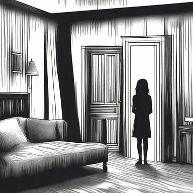 The protagonist in the horror movie had acousticophobia, making every sound in the eerie house terrifying.