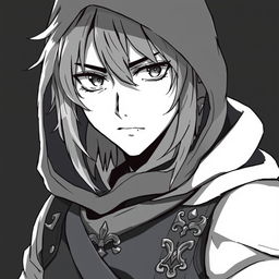 A medieval rogue character, 20 years old, depicted in an anime style