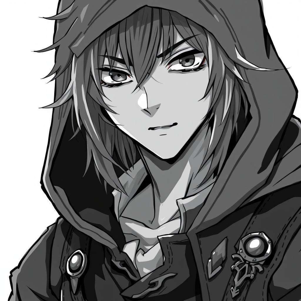 A medieval rogue character, 20 years old, depicted in an anime style
