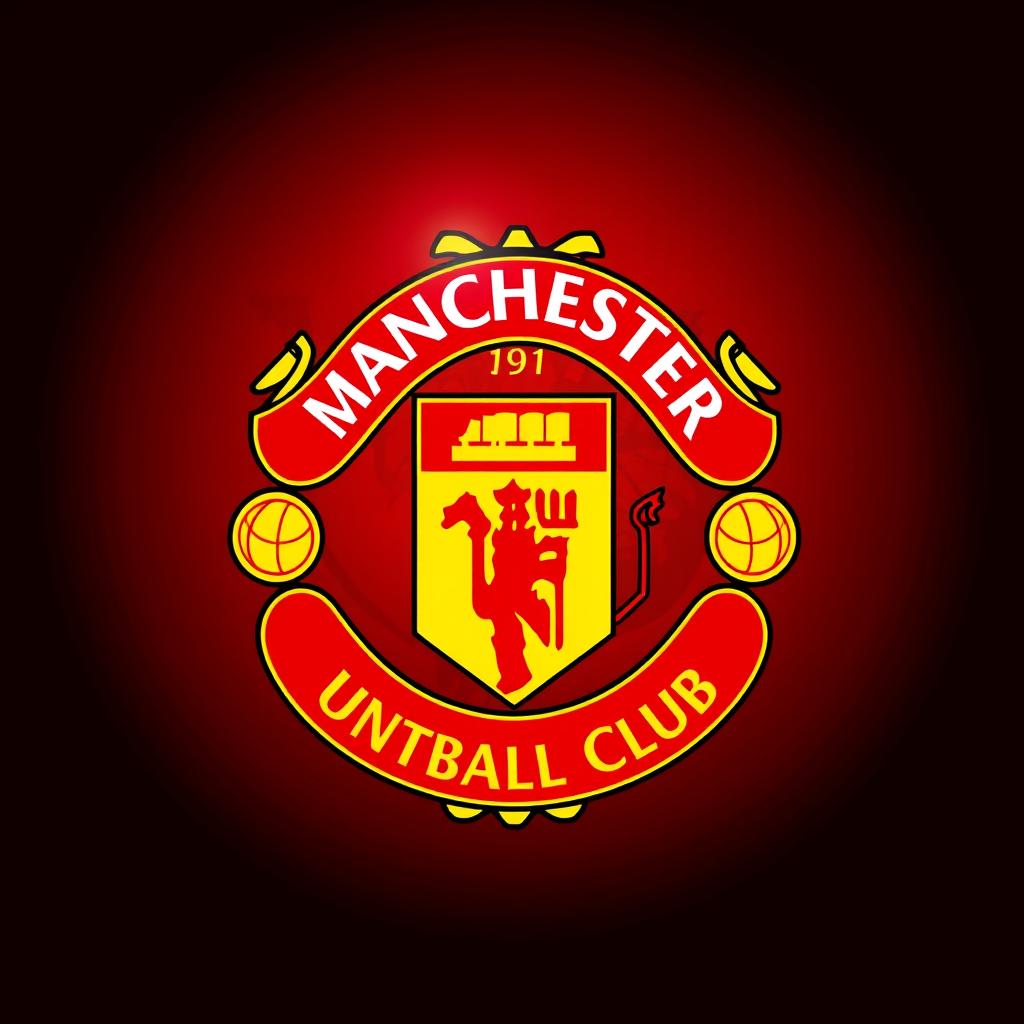 A stunning and vibrant logo design for Manchester United Football Club
