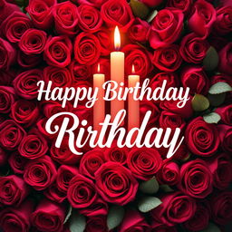 A beautiful birthday postcard showcasing the text 'Happy Birthday Reinier' in an elegant and celebratory font