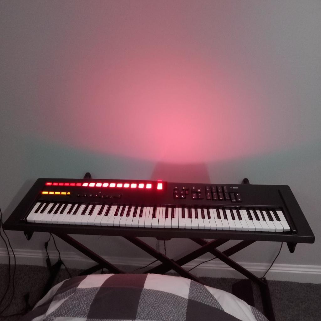 Ignite Your Creativity: A Fiery Digital Keyboard Experience