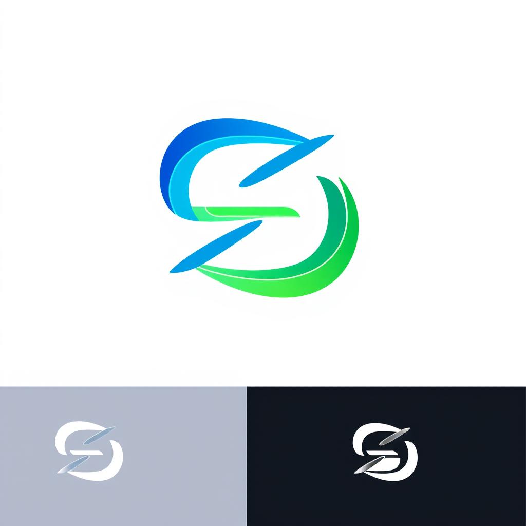 A modern and sleek logo design featuring the letter 'S' prominently