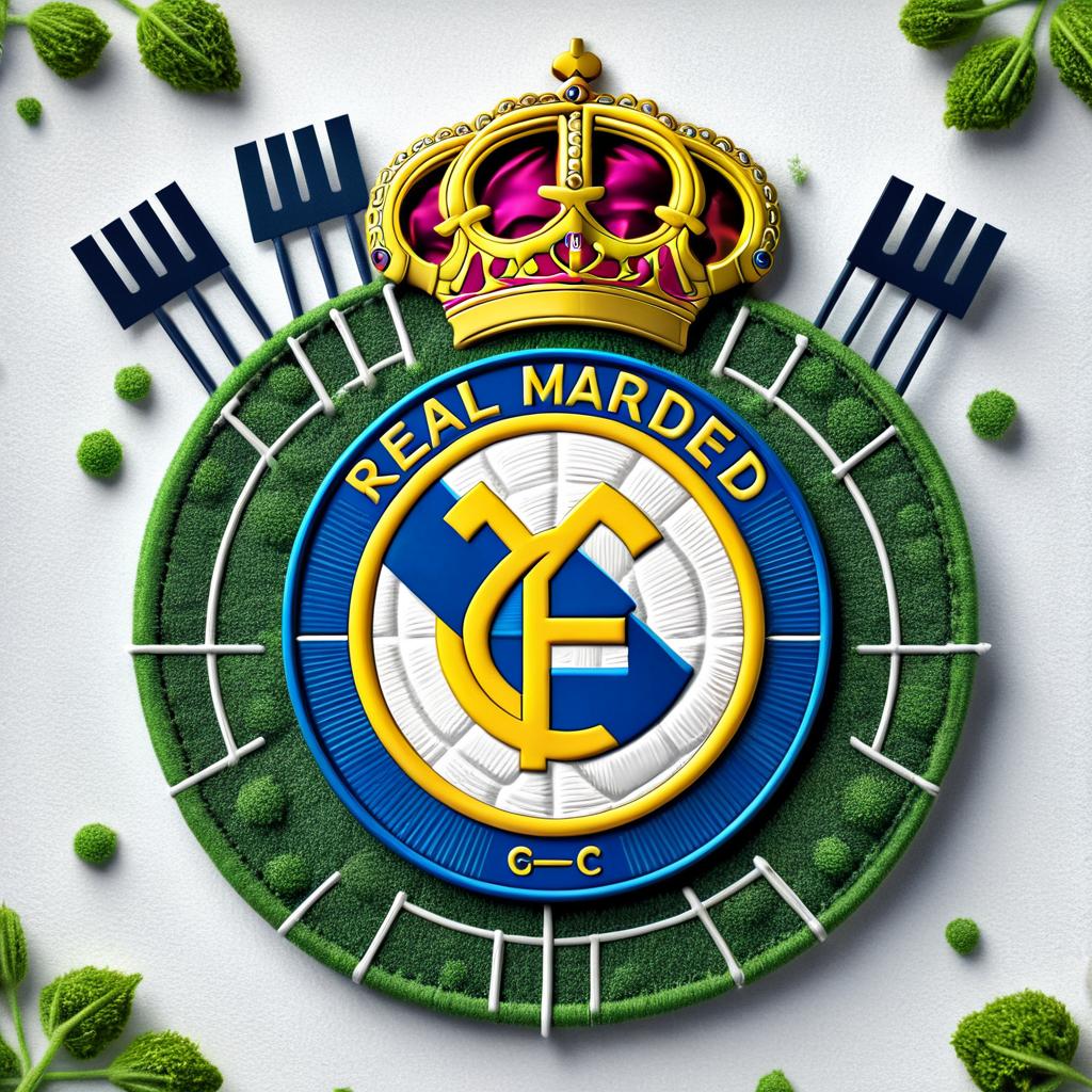 Una ilustración cautivadora y surrealista en 4K UHD que presenta el logotipo del Real Madrid y del BARCELONA en una pose dinámica, casi de otro mundo. LOS logotipo está rodeado de vibrantes salpicaduras de pintura, que gotean colores brillantes. El fondo es de un blanco prístino, que resalta la energía de la pintura y el logotipo. La composición exuda una atmósfera artística y cinematográfica, con un toque de renderizado 3D y tipografía. El resultado final es una obra maestra visual fascinante y llamativa, perfecta para un póster o una pieza de exhibición.