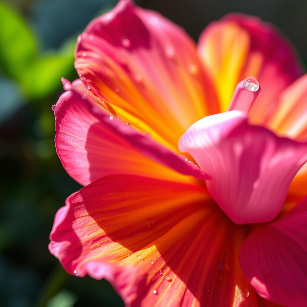 A close-up of a beautifully crafted artistic representation of a flower, showcasing vivid colors and fine details in petals