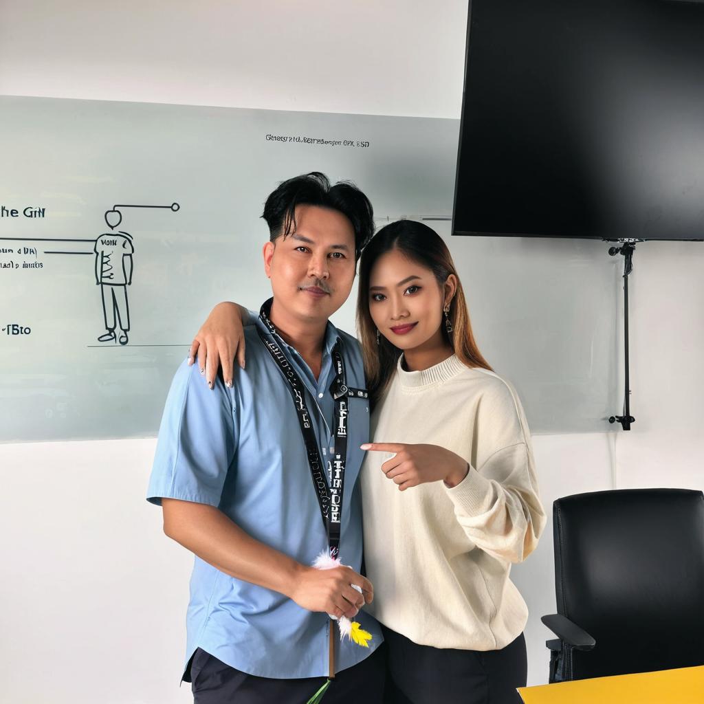 Edit the photo by removing the girl on the side