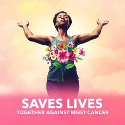 A powerful awareness poster focusing on the importance of preventing breast cancer