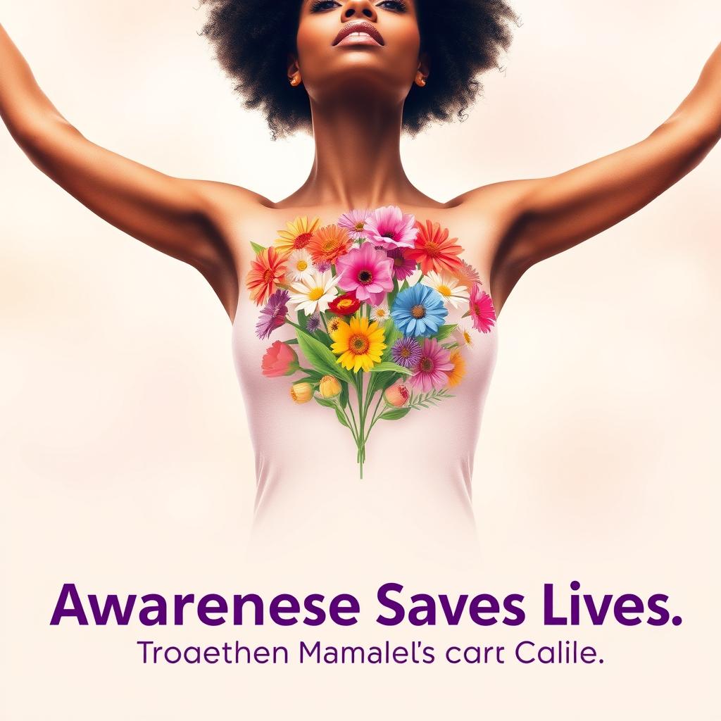 A powerful awareness poster focusing on the importance of preventing breast cancer