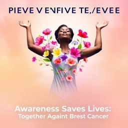A powerful awareness poster focusing on the importance of preventing breast cancer