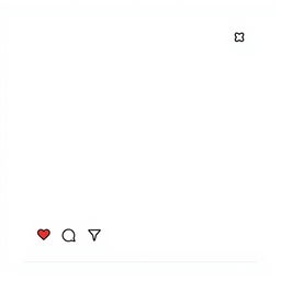 An Instagram post template designed in a rectangular shape with a completely white background