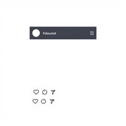 An Instagram post template created in a horizontal rectangular shape with a crisp, completely white background
