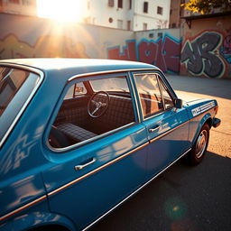 An eye-catching image of a Lada Vaz Zhiguli 2107, highlighting its distinctive design and retro charm