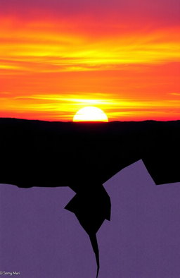 A contemplative and thought-provoking scene inspired by the theme of broken horizons