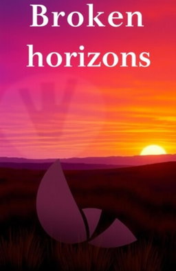 A contemplative and thought-provoking scene inspired by the theme of broken horizons