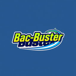 A professional logo design for a product named 'Bac-Buster'
