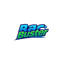 A professional logo design for a product named 'Bac-Buster'