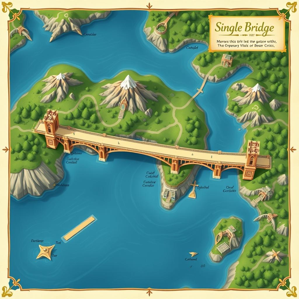 Explore the Artistic Symphony of a Single Bridge Key Map
