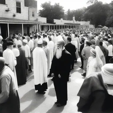 The acrimonious debate over religious beliefs led to a divide within the community.