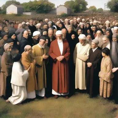 The acrimonious debate over religious beliefs led to a divide within the community.