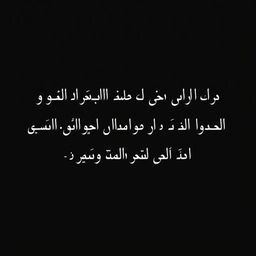 A beautiful text rendering of the Persian quote: "دیدار دوباره با تو، مانند بازگشت به ویرانه‌ای است که تنها یادآور شکست‌های بی‌پایان است؛ و من هرگز به زباله‌دان احساساتم برنمی‌گردم