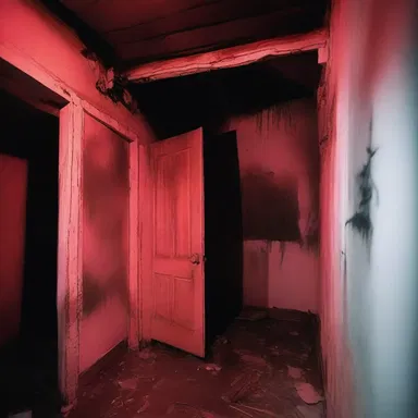 The acrimonious atmosphere in the haunted house made it impossible for anyone to feel safe.