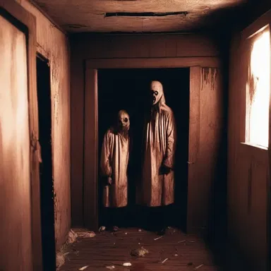 The acrimonious atmosphere in the haunted house made it impossible for anyone to feel safe.