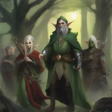 In the magical land of Zephyria, the elves and goblins resolved their acrimony and joined forces to protect the kingdom from the Dark Lord.