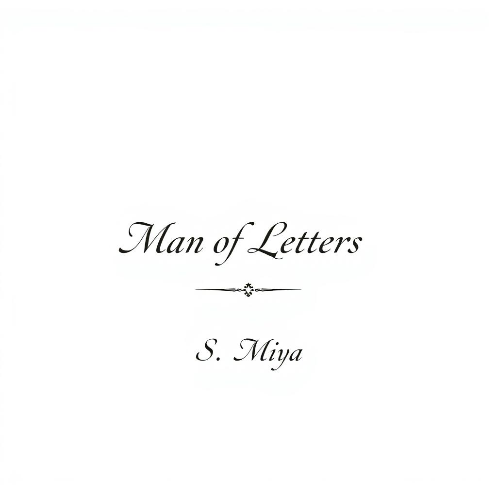 A beautiful and elegant fullscreen poetry book cover featuring a pristine white background